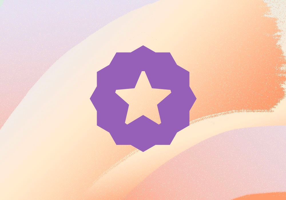 image of the badge etsy.com awards when you earn star seller status